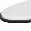 Uttermost Morro White Marble Side Table