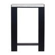 Uttermost Kenora White Marble Accent Table