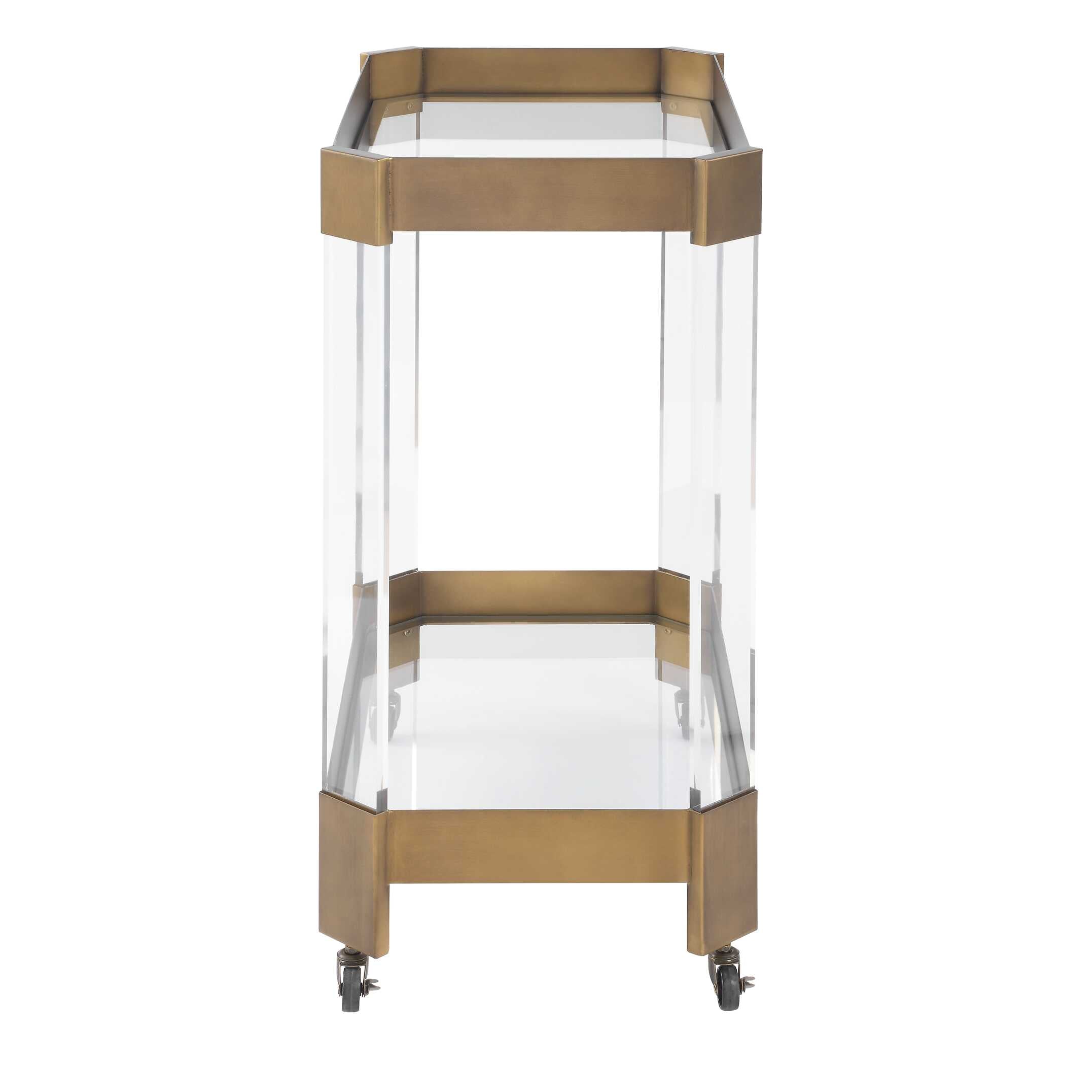 Uttermost Giselle Bronze Bar Cart