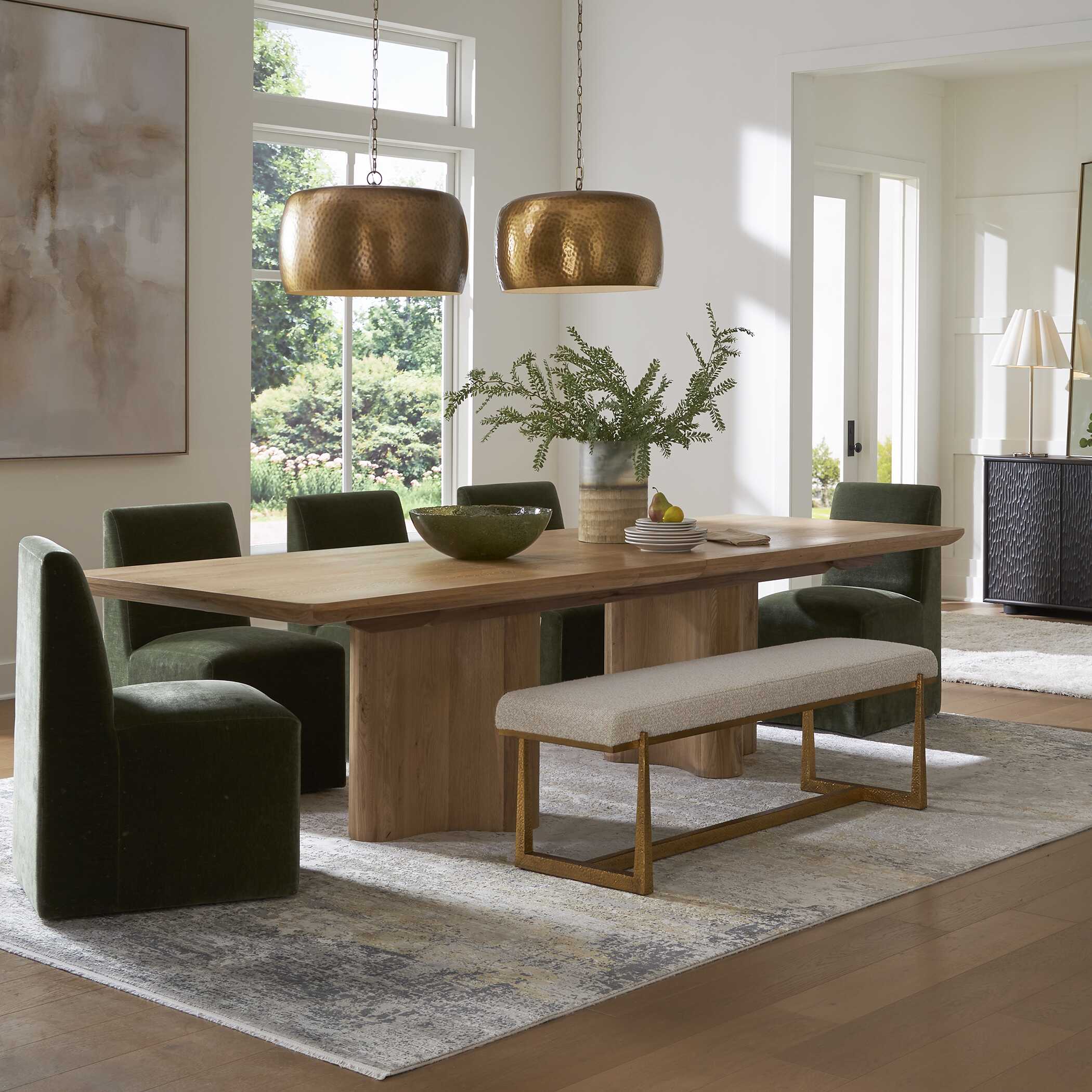 Uttermost Cecelia Oak Dining Table