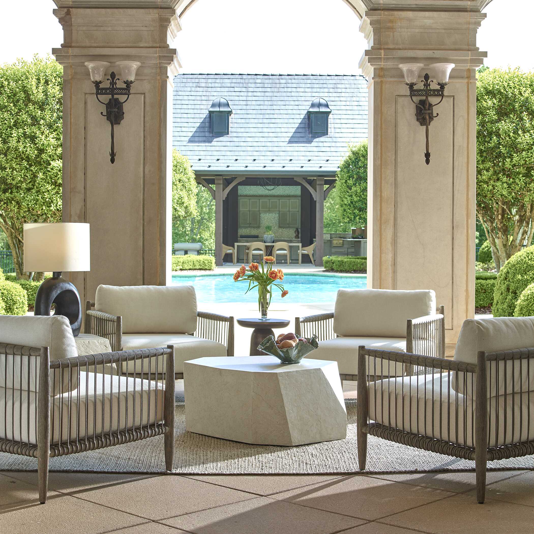 Uttermost Borneo Outdoor Lounge Chair