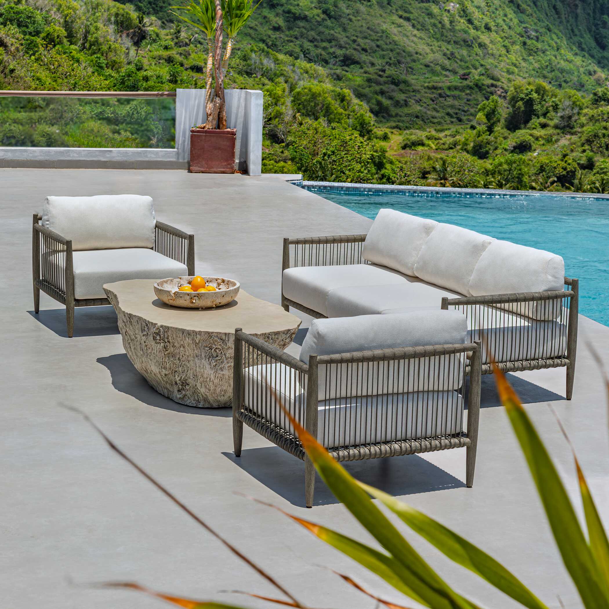 Uttermost Borneo Outdoor Lounge Chair