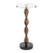 Uttermost Remolino Bronze Drink Table