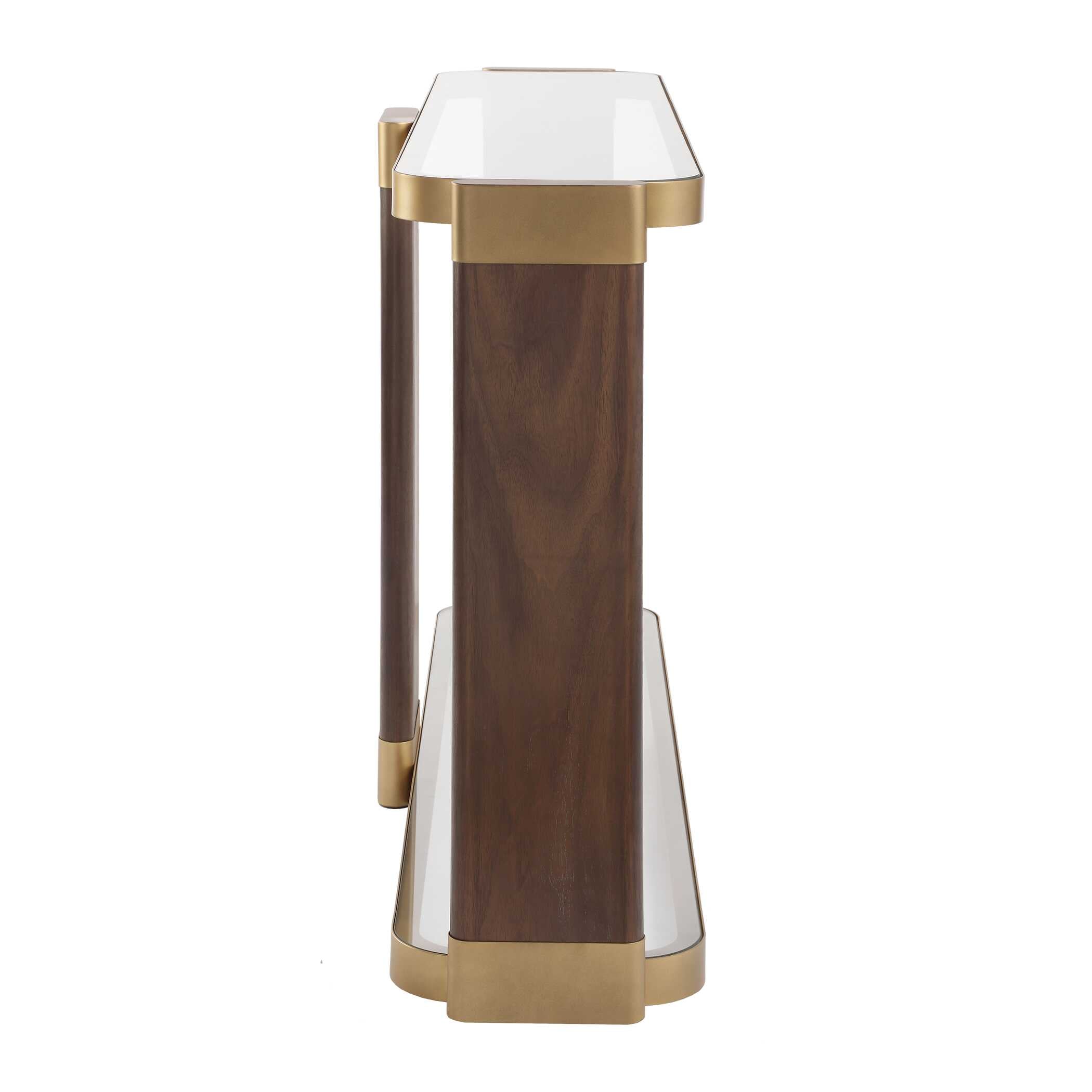 Uttermost Ryles Glass Console Table