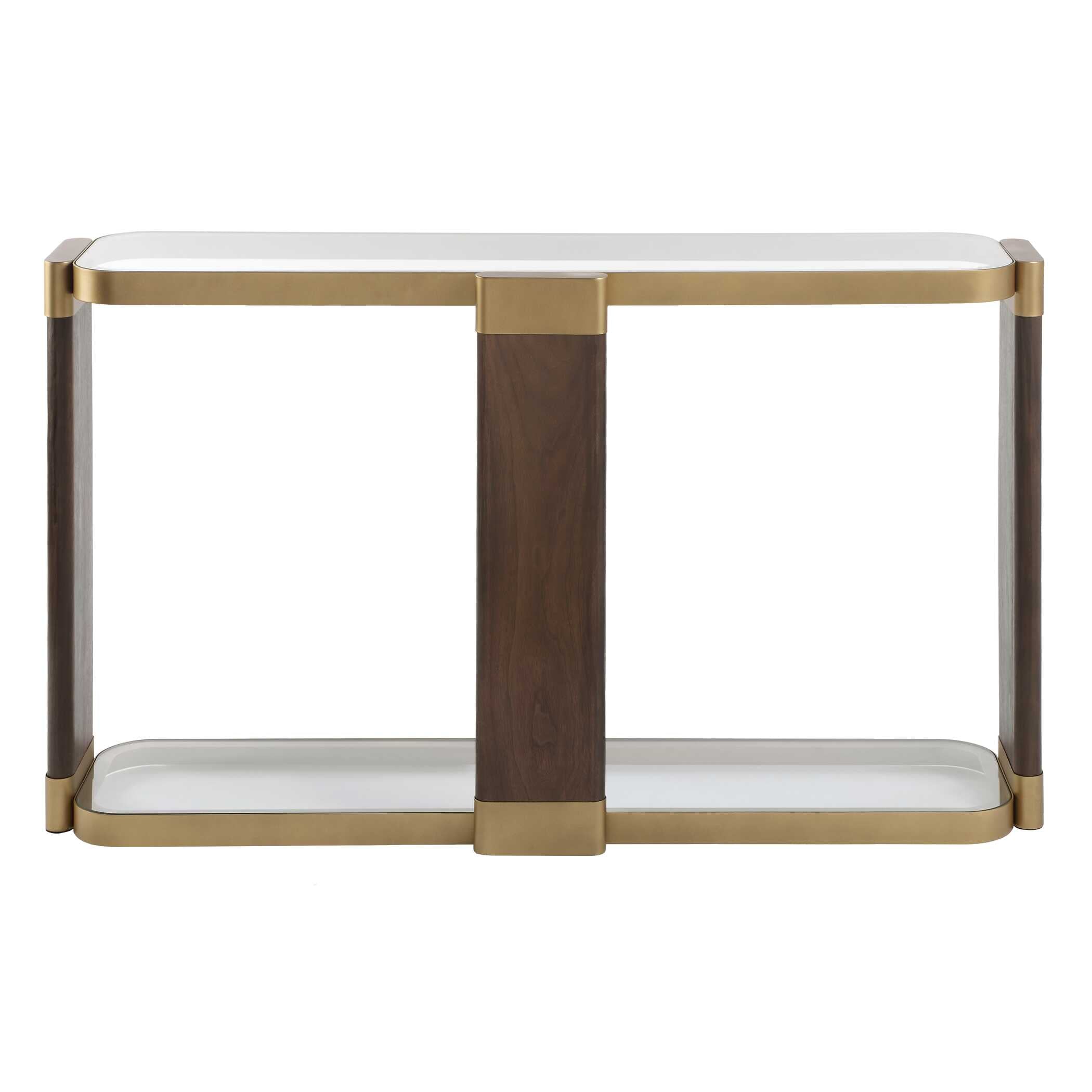Uttermost Ryles Glass Console Table