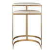 Uttermost Lindon Travertine Nesting Tables - Set of 2