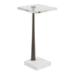 Uttermost Pelton Marble Glass Drink Table