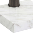Uttermost Pelton Marble Glass Drink Table