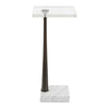 Uttermost Pelton Marble Glass Drink Table