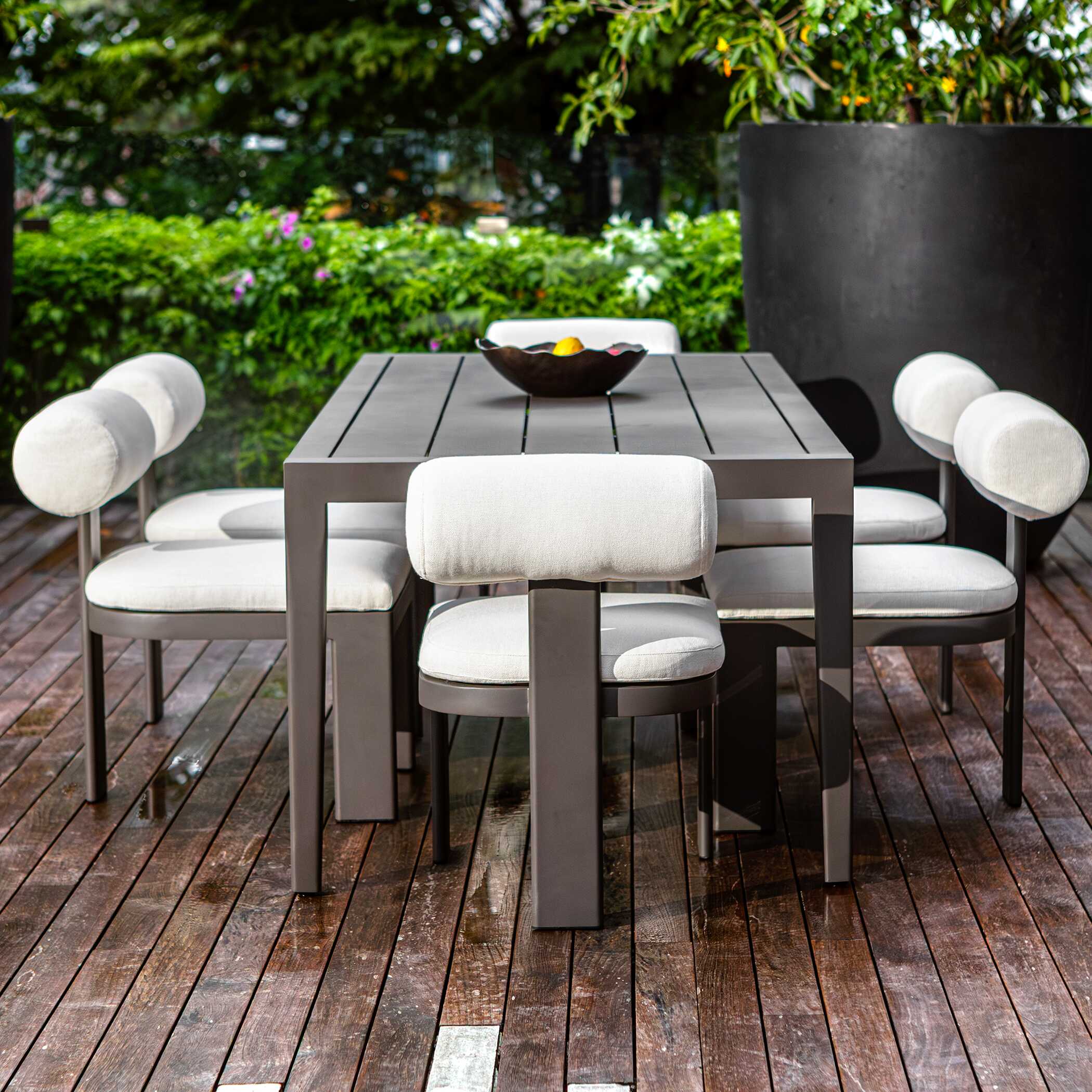 Uttermost Bolster Back Outdoor Dining Chair