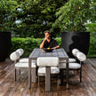 Uttermost Bolster Back Outdoor Dining Chair