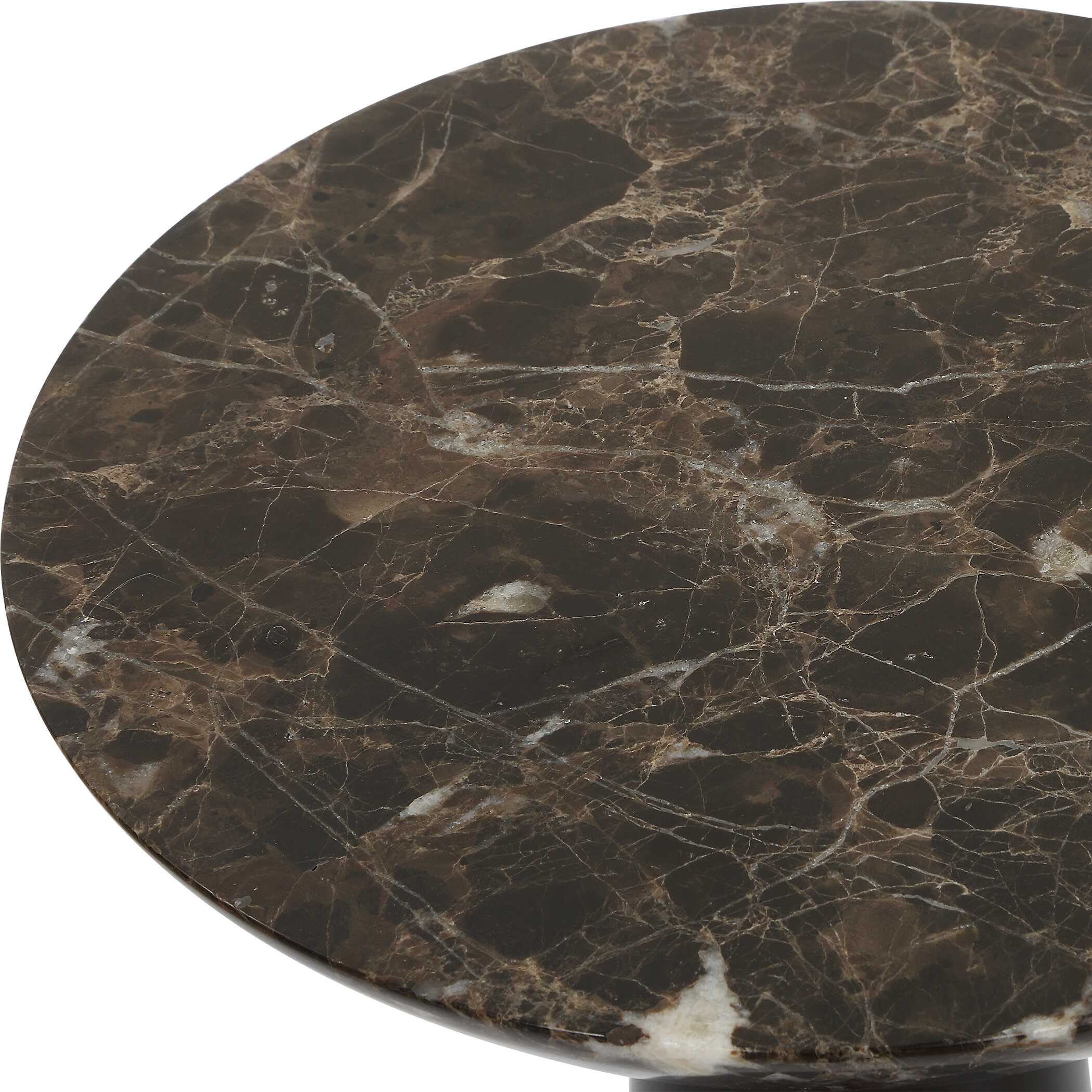 Uttermost Hastings Brown Marble Accent Table