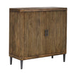 Uttermost Pinstripe Tambour 2 Door Cabinet