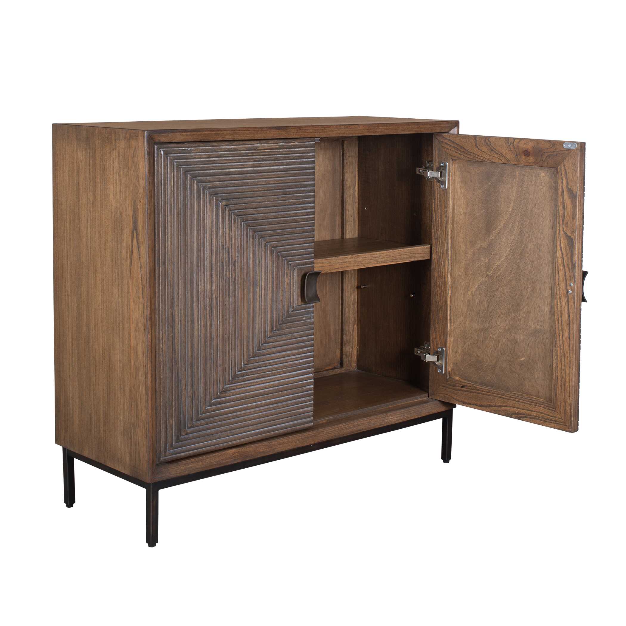 Uttermost Bottom Line 2 Door Wood Cabinet