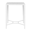 Uttermost Montellano White Outdoor Bar Table