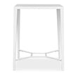 Uttermost Montellano White Outdoor Bar Table