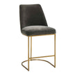 Uttermost Hanni Charcoal Counter Stool