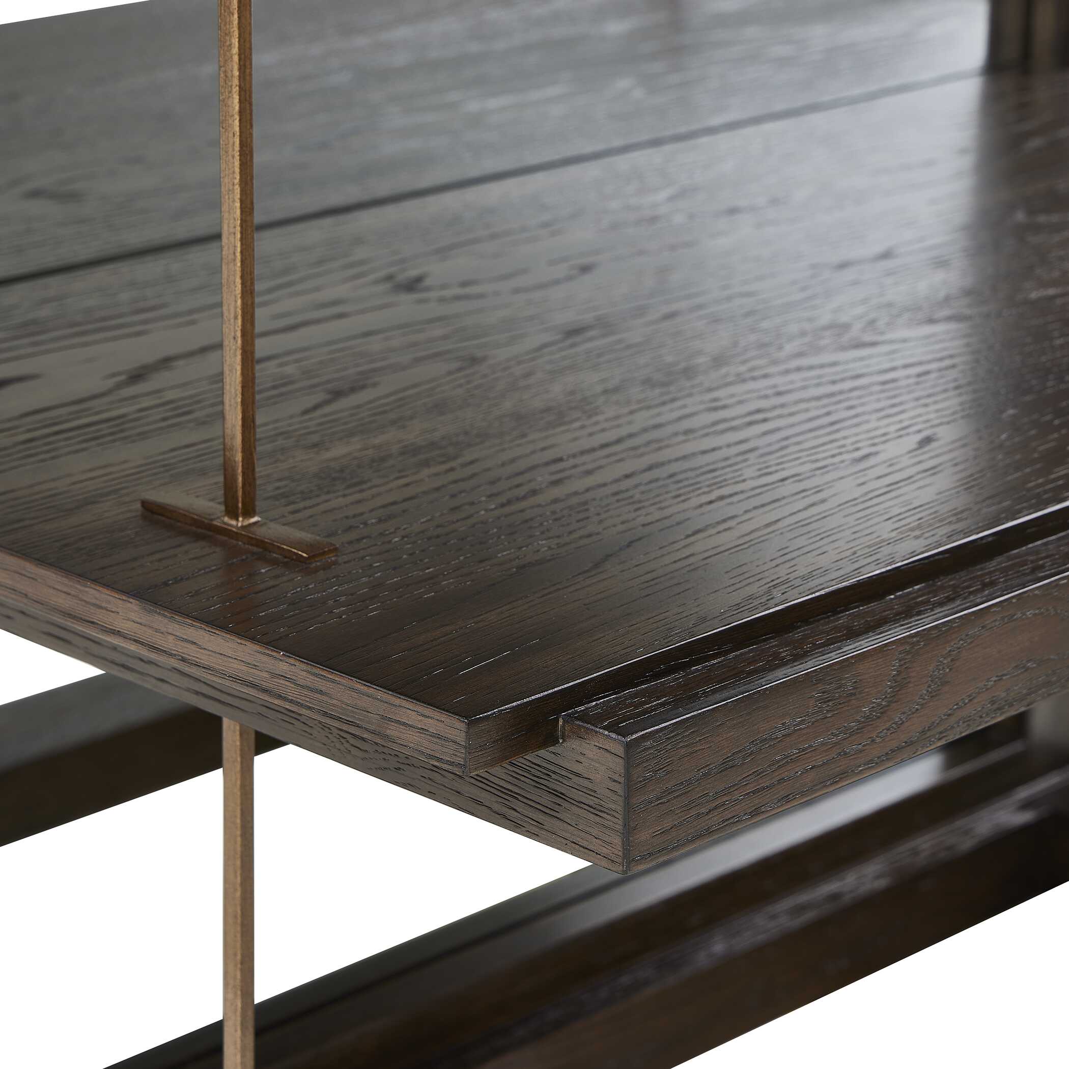 Uttermost Kai Dark Walnut Etagere