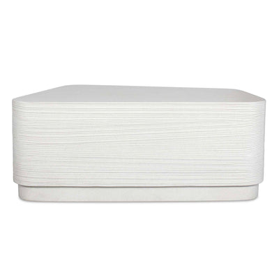 Uttermost Saltwater White Concrete Coffee Table