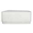 Uttermost Saltwater White Concrete Coffee Table