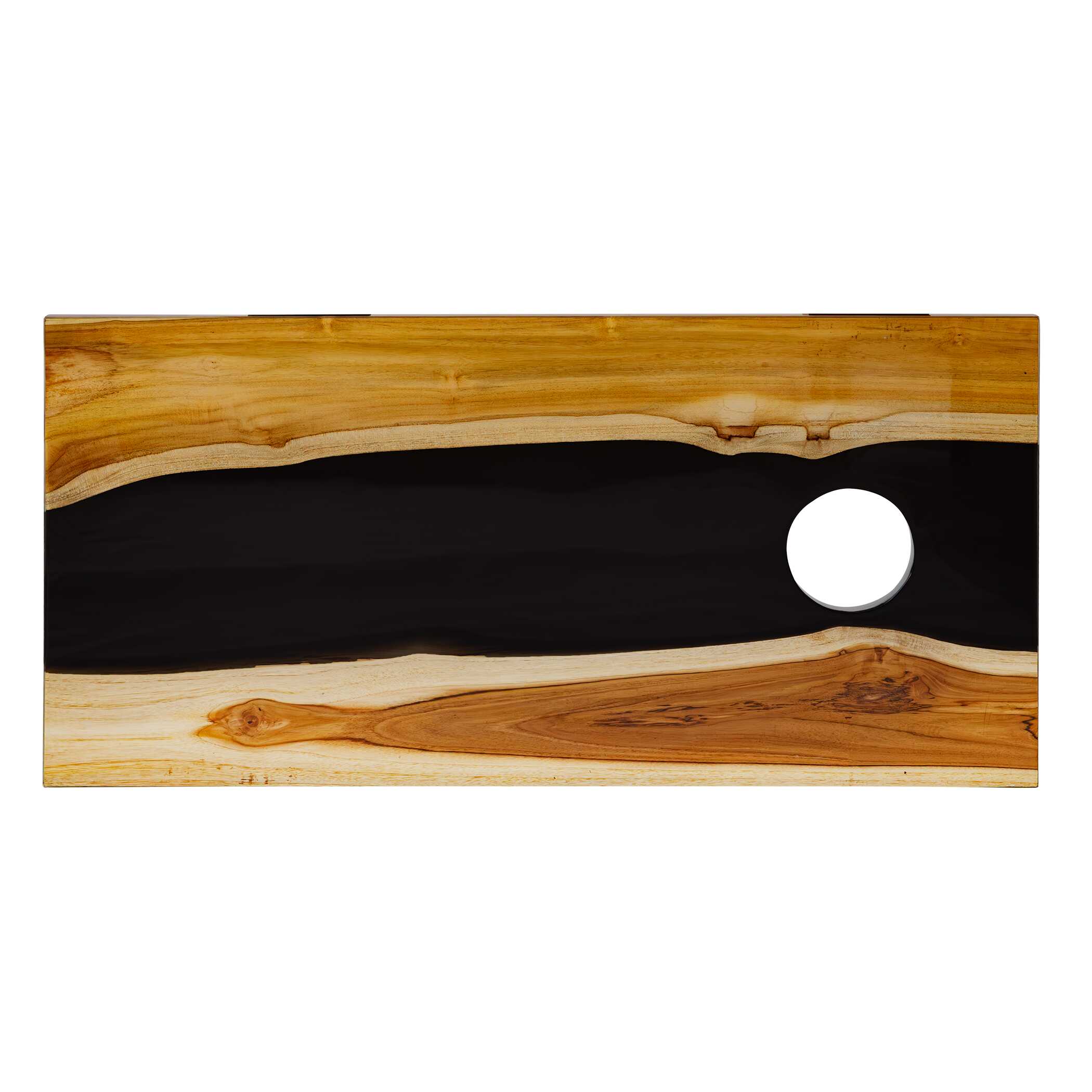 Uttermost Clearwood Black Cornhole Game - Set of 2