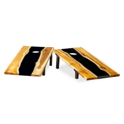Uttermost Clearwood Black Cornhole Game - Set of 2