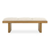 Uttermost Haden White Upholstery Bench