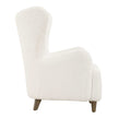 Uttermost Ingel White Wingback Armchair