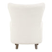 Uttermost Ingel White Wingback Armchair