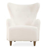 Uttermost Ingel White Wingback Armchair