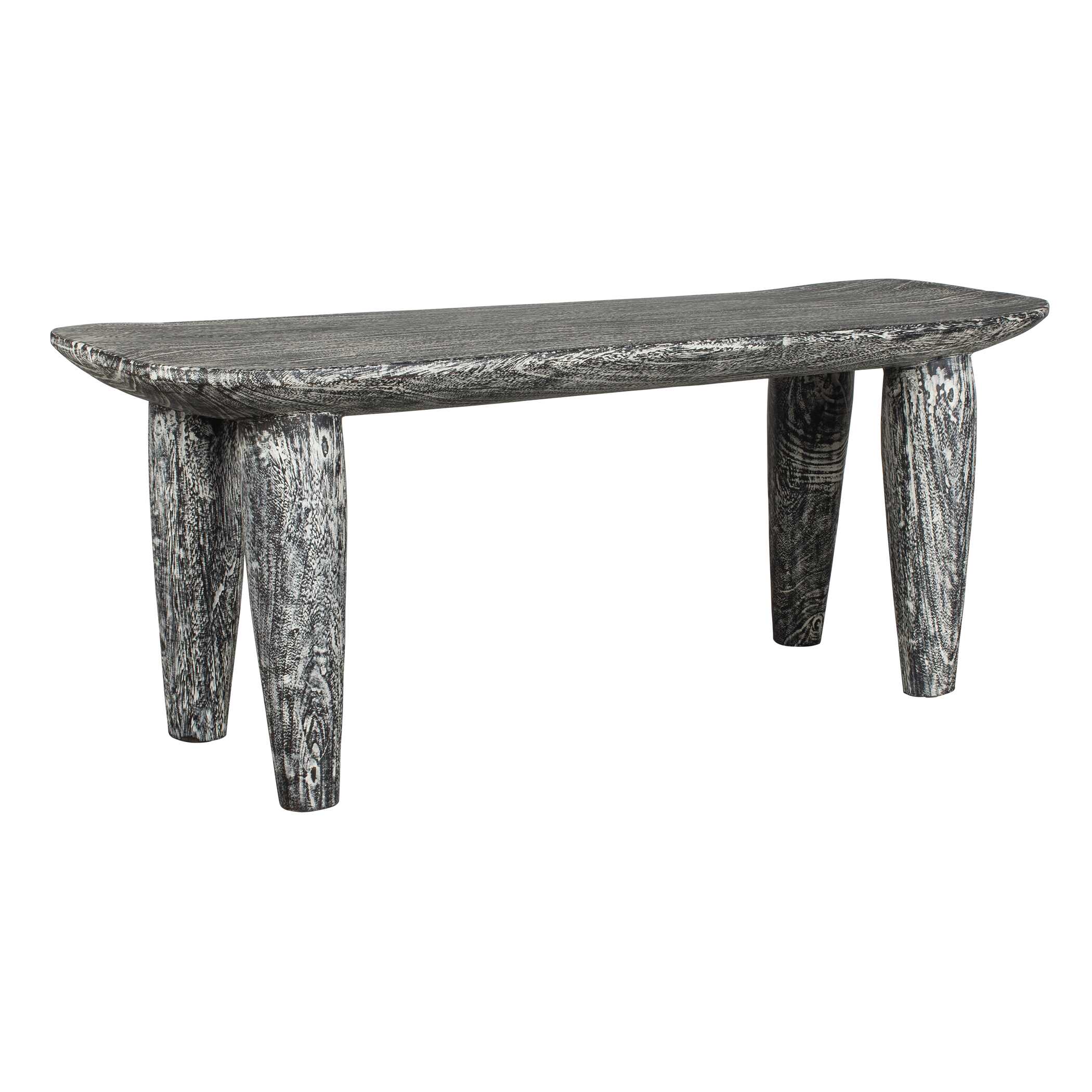 Uttermost Fade To Black Wood Bench