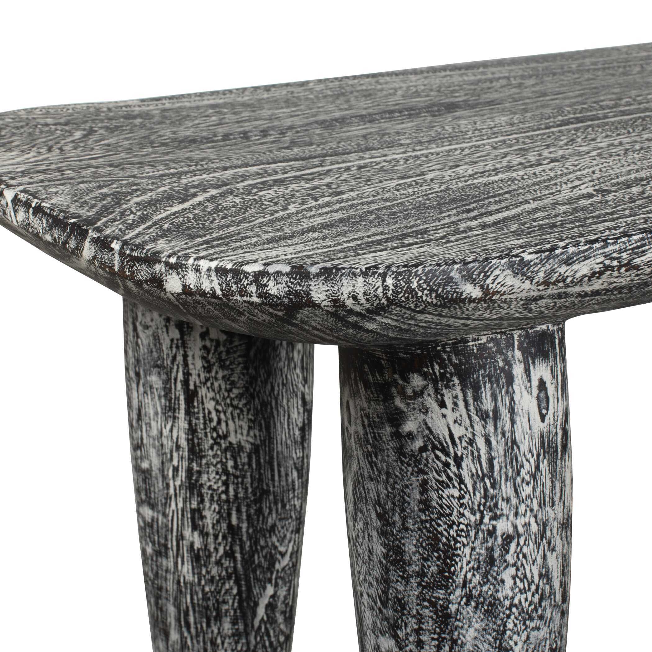 Uttermost Fade To Black Wood Bench