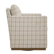 Uttermost Basie Casual Linen Swivel Chair