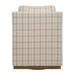 Uttermost Basie Casual Linen Swivel Chair