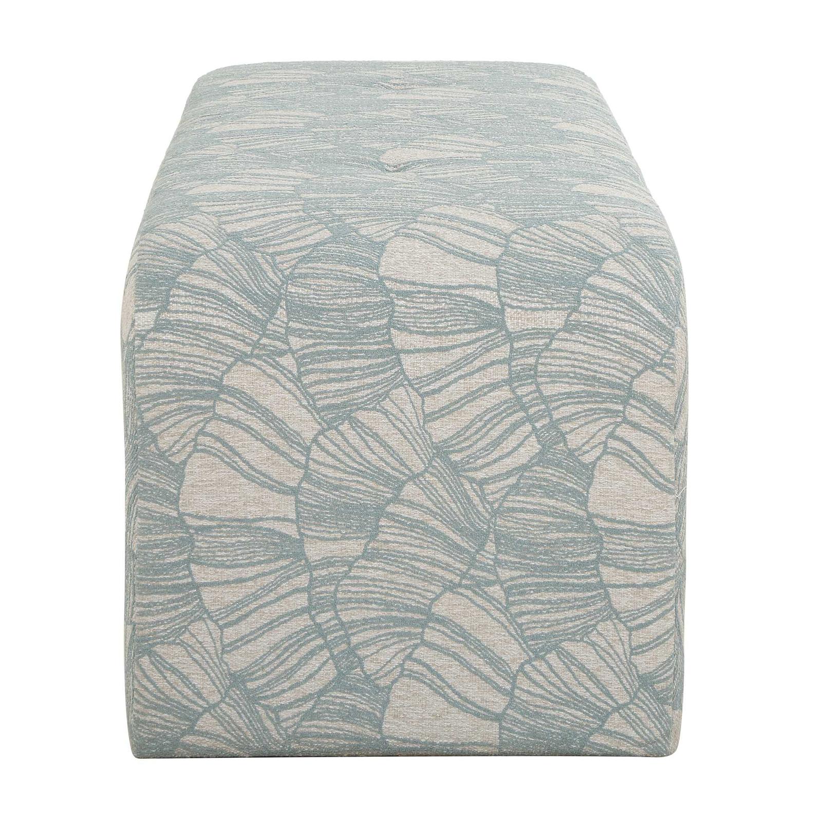 Uttermost Amie Spa Blue Bench