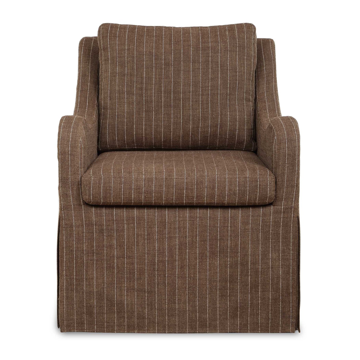Uttermost Luisa Pinstripe Swivel Chair