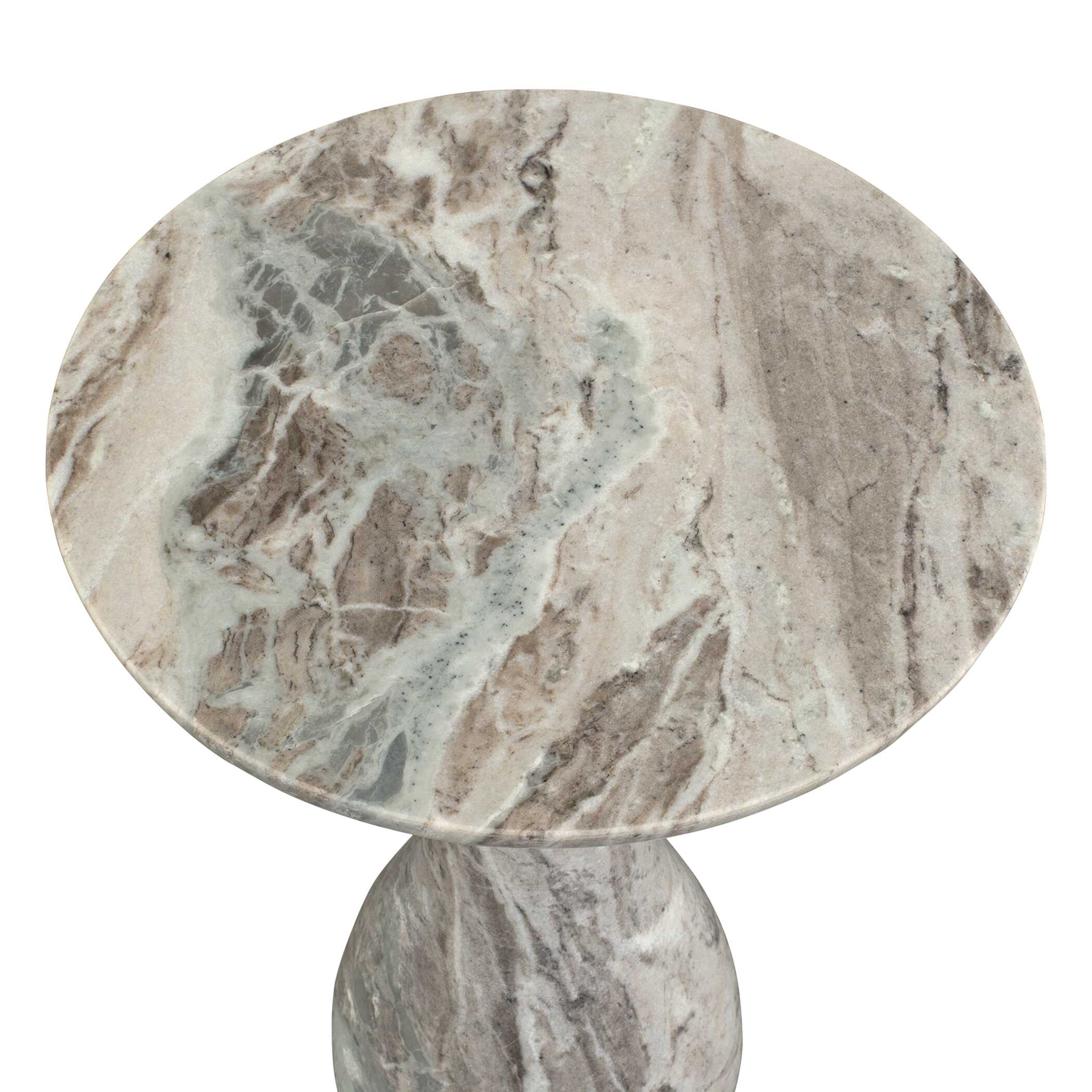 Uttermost Shura Indoor-Outdoor Marble Accent Table