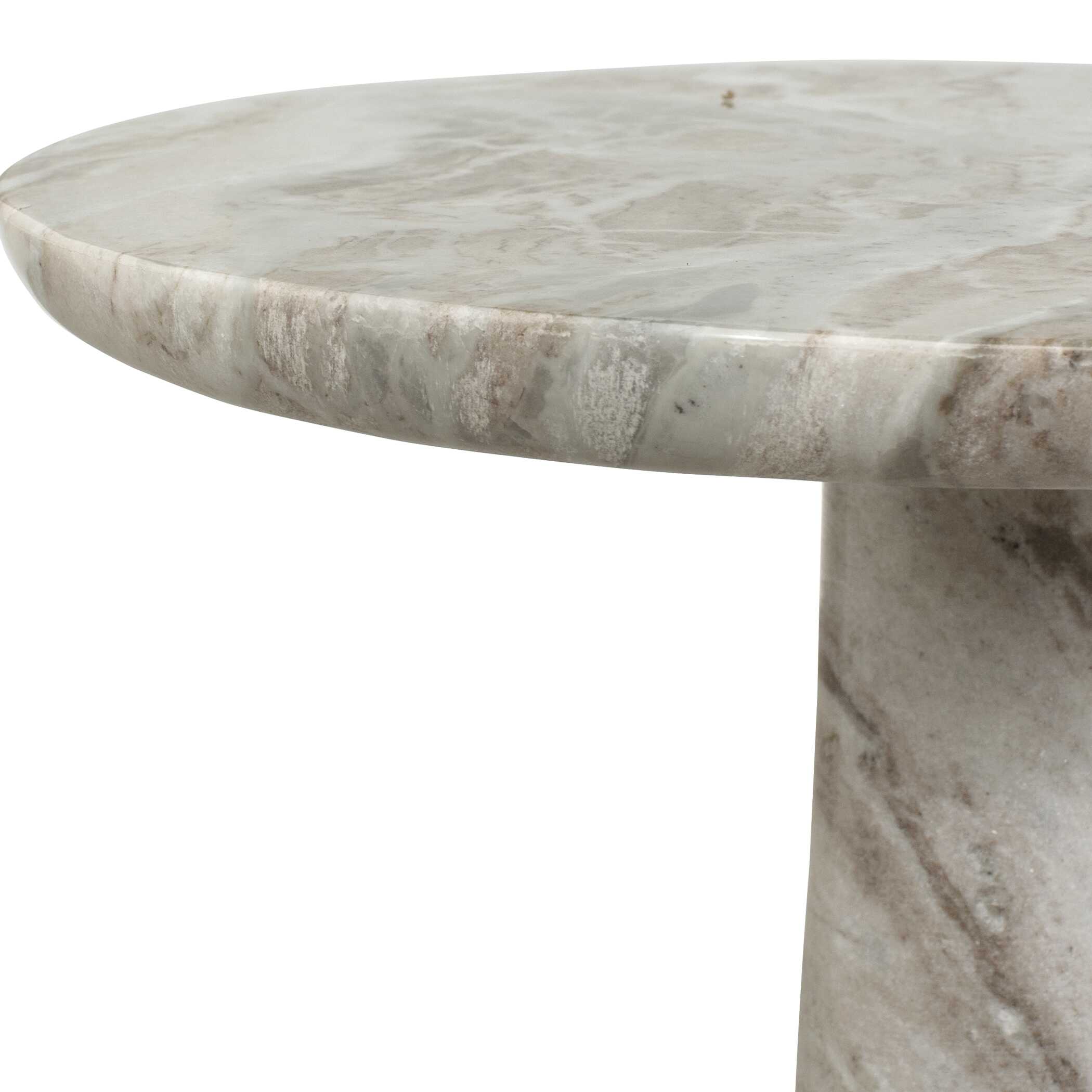 Uttermost Shura Indoor-Outdoor Marble Accent Table