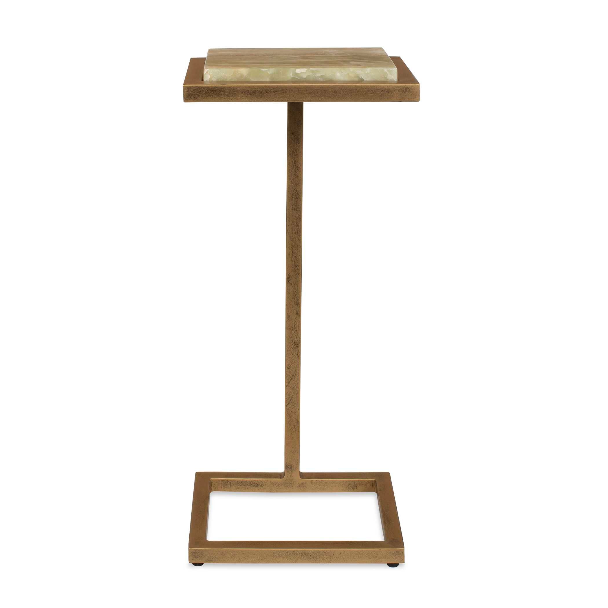 Uttermost Gamora Marble Drink Table