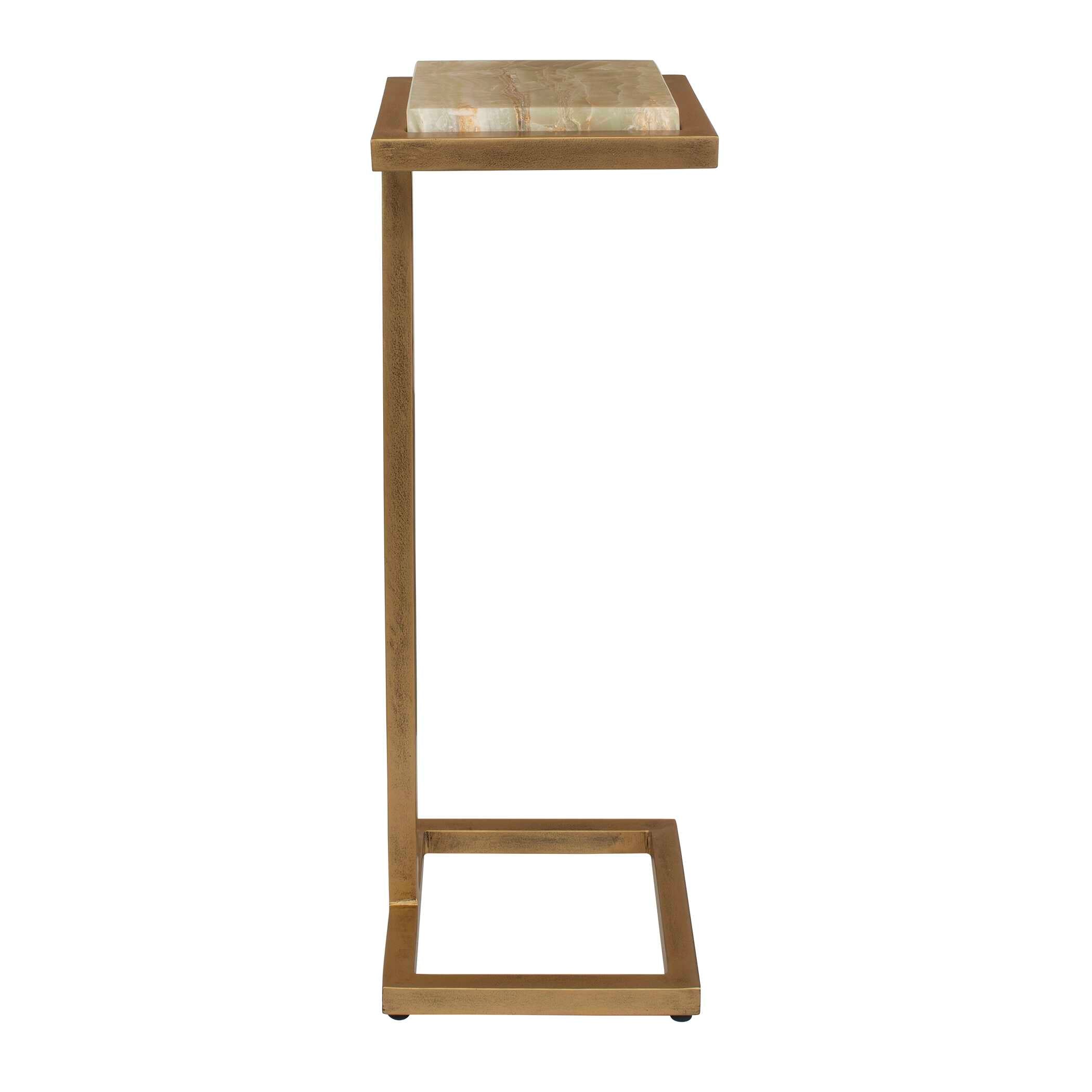 Uttermost Gamora Marble Drink Table