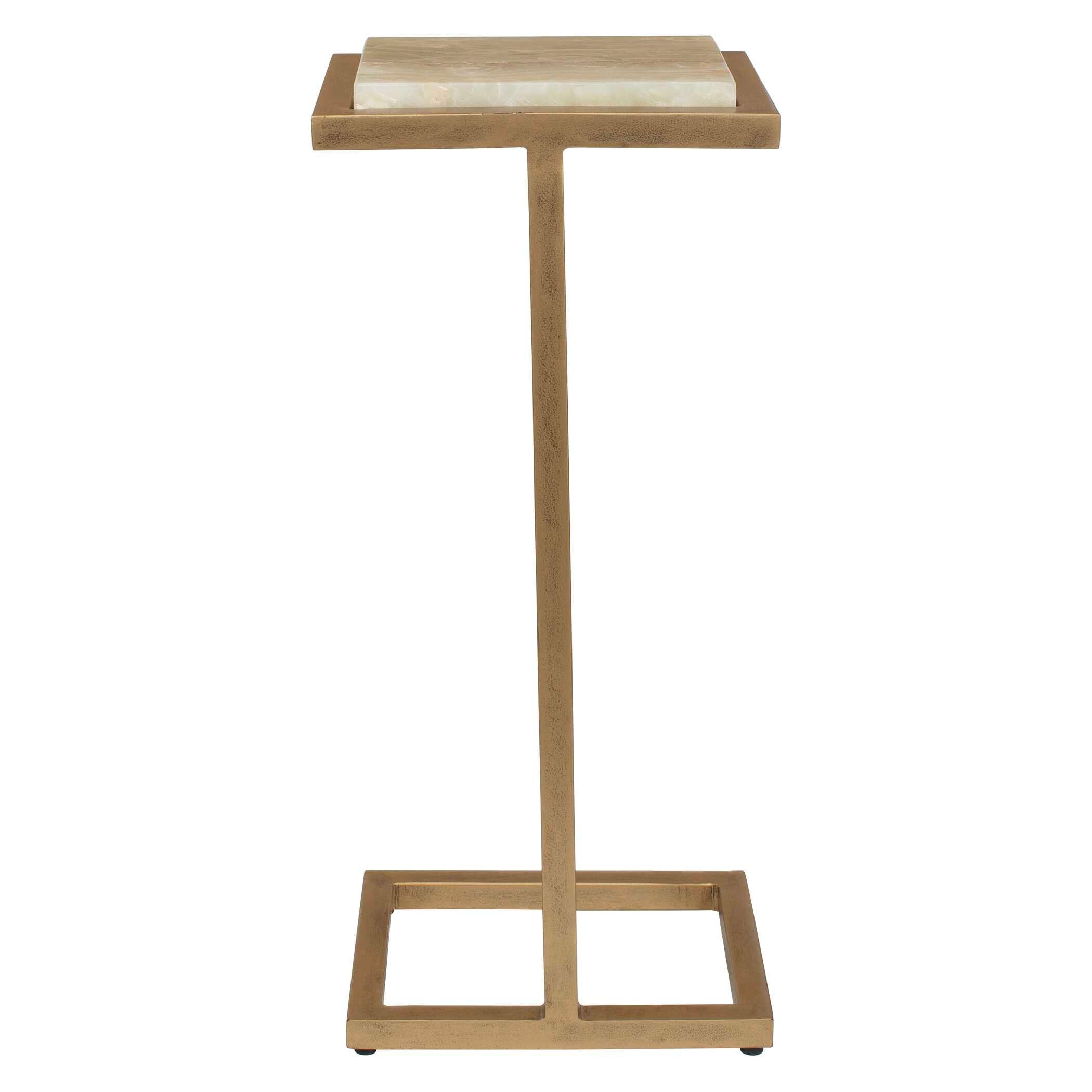 Uttermost Gamora Marble Drink Table