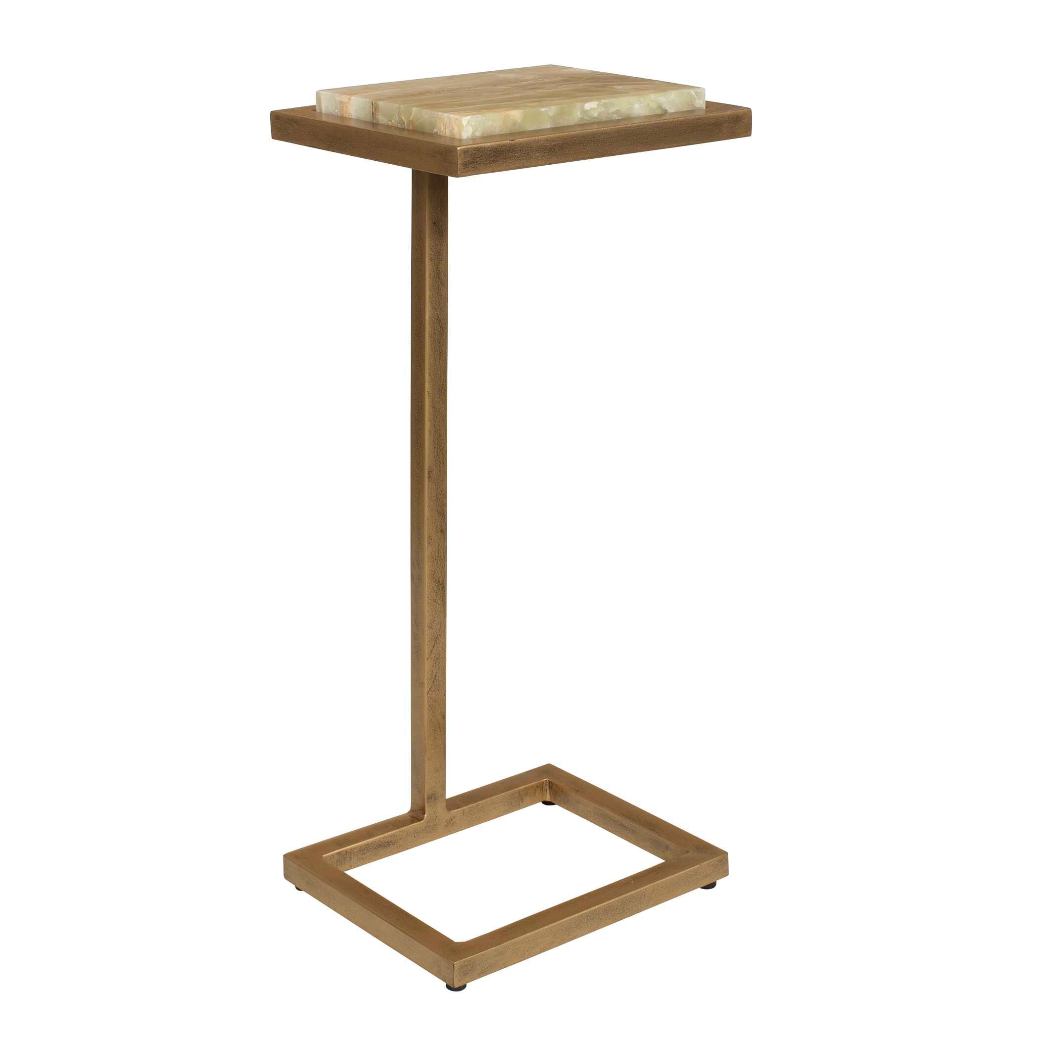Uttermost Gamora Marble Drink Table