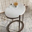 Uttermost Mercier Round Marble Accent Table