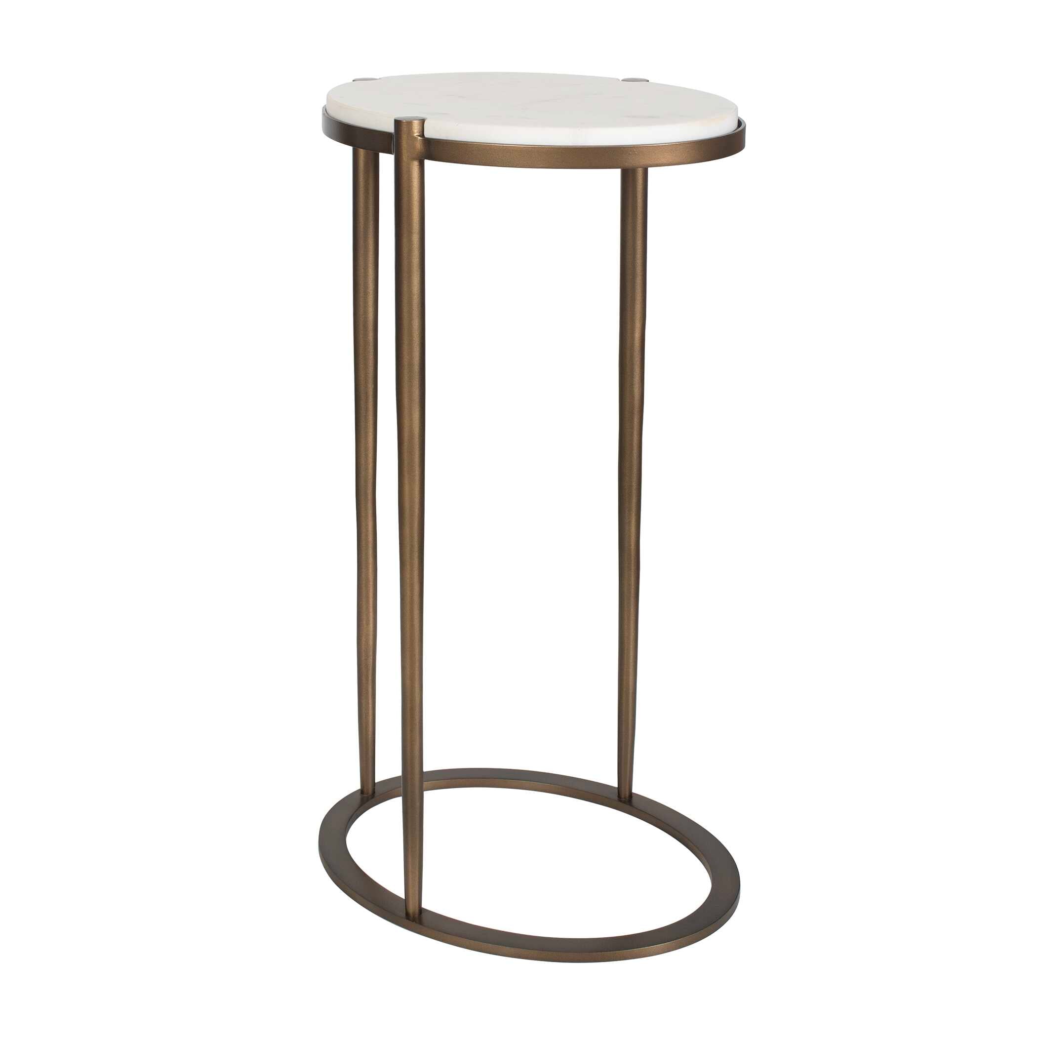 Uttermost Mercier Round Marble Accent Table