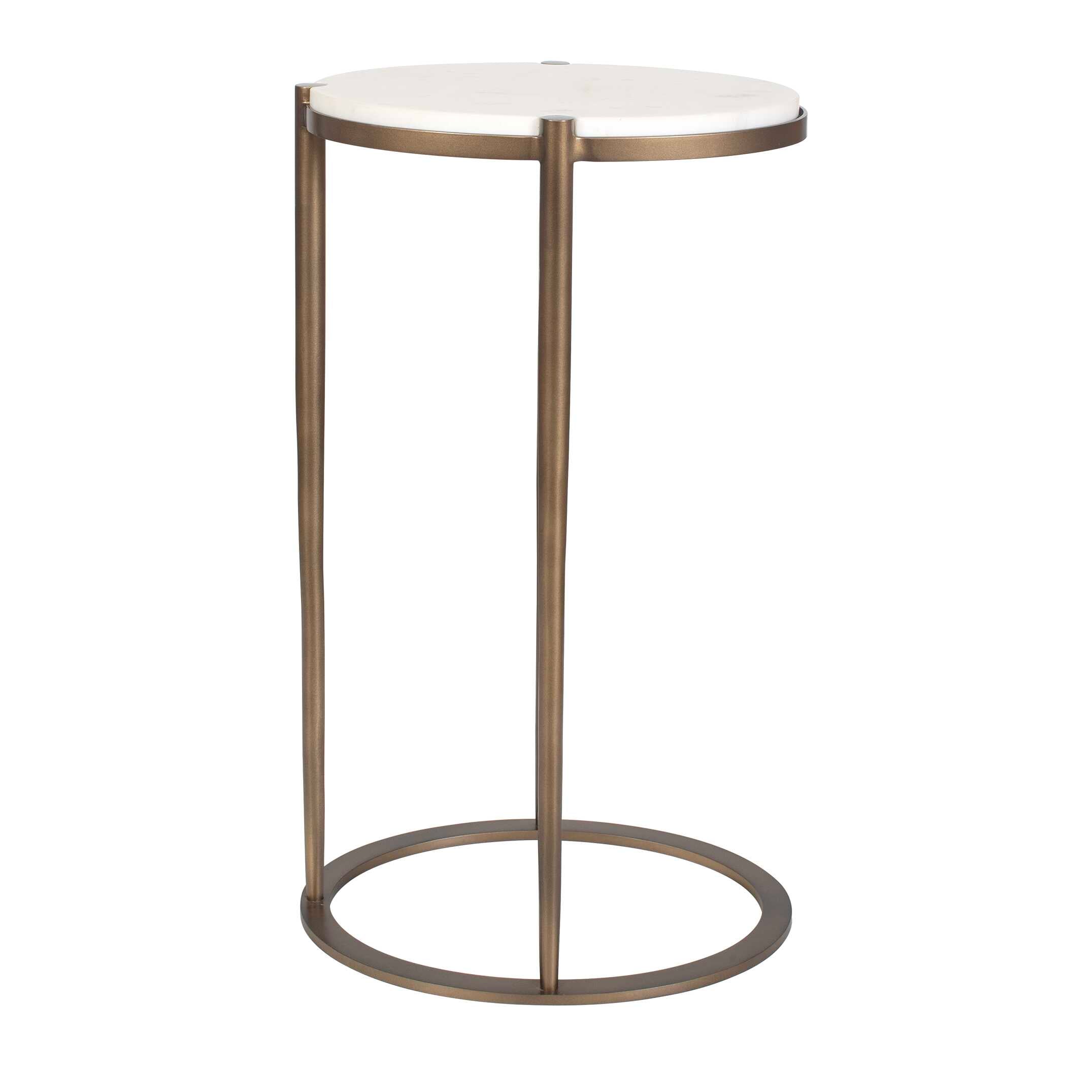 Uttermost Mercier Round Marble Accent Table