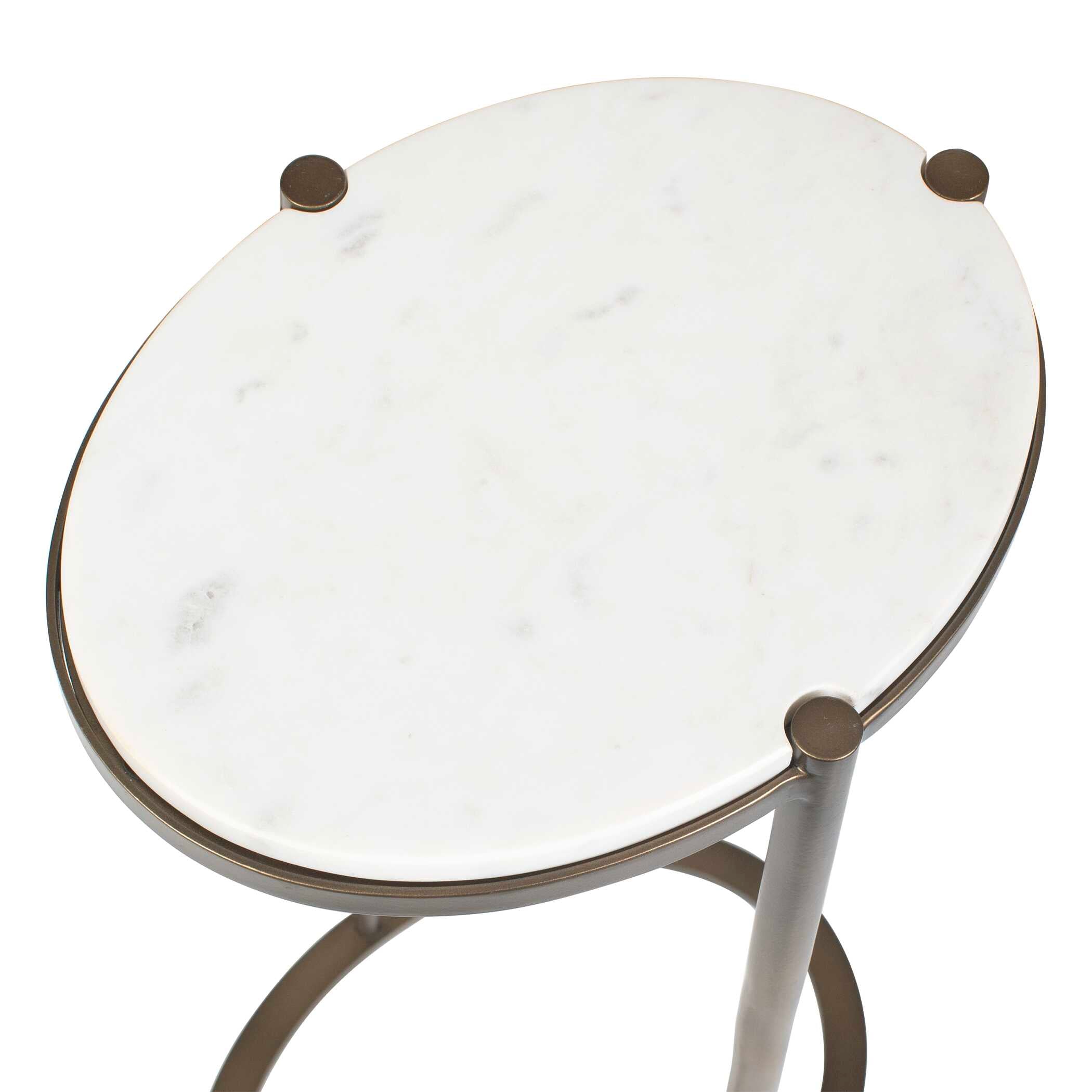 Uttermost Mercier Round Marble Accent Table
