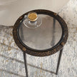 Uttermost Kennington Round Glass Accent Table