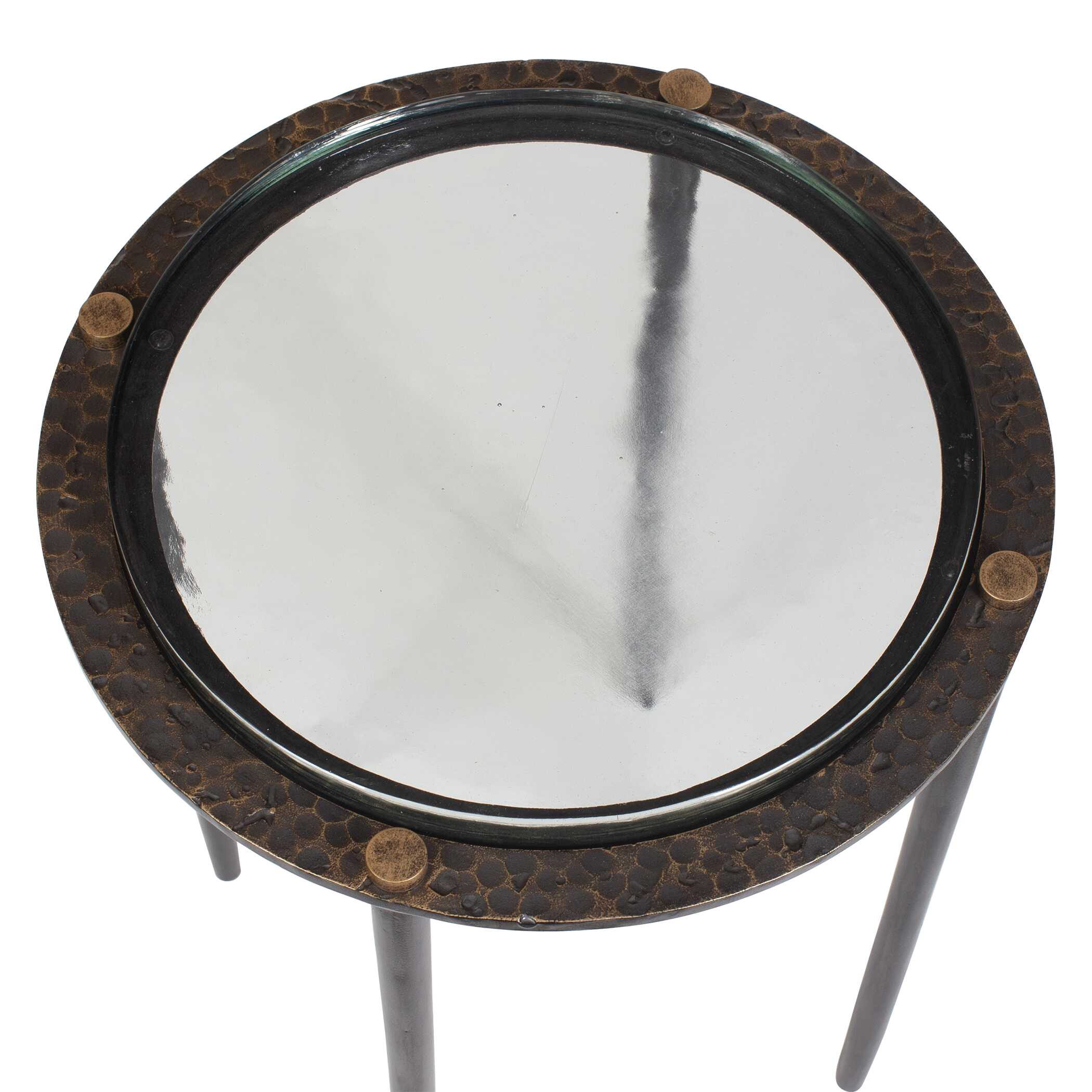 Uttermost Kennington Round Glass Accent Table