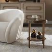 Uttermost Cusano Round Dark Marble Accent Table