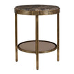 Uttermost Cusano Round Dark Marble Accent Table